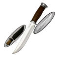 Купить недорого Разделочный нож  "Атаман" производства РосОружее - бесплатная доставка, наложенный платеж.