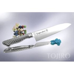 Купить Кухонный нож Tojiro PRO Дамаск F-1031 180 мм недорого, с доставкой по РФ