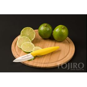 Купить Нож керамический для чистки овощей Hatamoto HOME HC070W-YEL 70 мм недорого, с доставкой по РФ