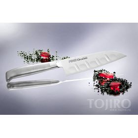 Купить Поварской японский нож Сантоку Tojiro Narihira FC-343 140 мм недорого, с доставкой по РФ