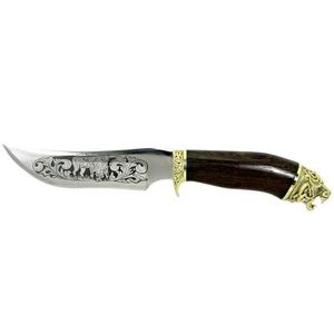 Нож из стали 95х18 Егерь 95Х18 с рисунком Ворсма в магазине ножей Ветер Плюс