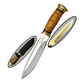 Купить недорого Разделочный нож  "Фокс-2" производства РосОружее - бесплатная доставка, наложенный платеж.